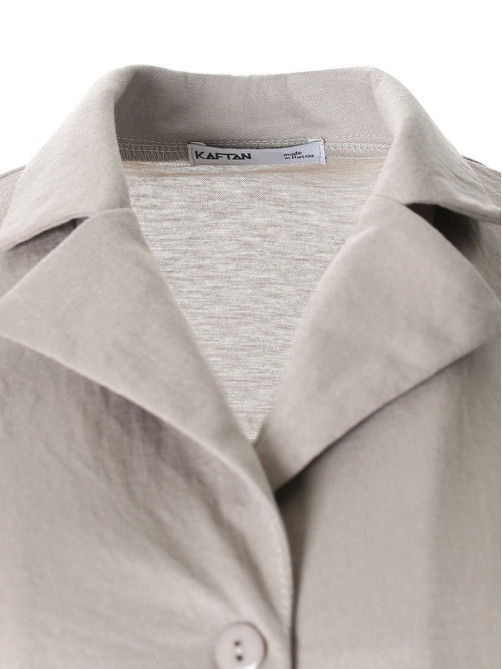 Костюм женский (рубашка, брюки, топ) KAFTAN Base, размер 50, серый