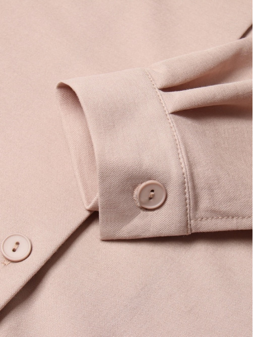 Костюм женский (рубашка, брюки, топ) KAFTAN Base, размер 46, пудровый