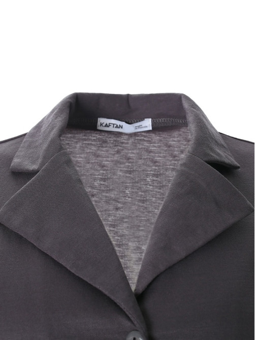 Костюм женский (рубашка, брюки, топ) KAFTAN Base, размер 48, цвет графит