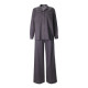 Костюм женский (рубашка, брюки, топ) KAFTAN Base, размер 48, цвет графит