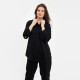 Костюм женский (рубашка, брюки) MINAKU: Silk pleasure, размер 48, чёрный