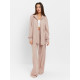 Костюм женский (рубашка, брюки, топ) KAFTAN Base, размер 42, цвет пудровый