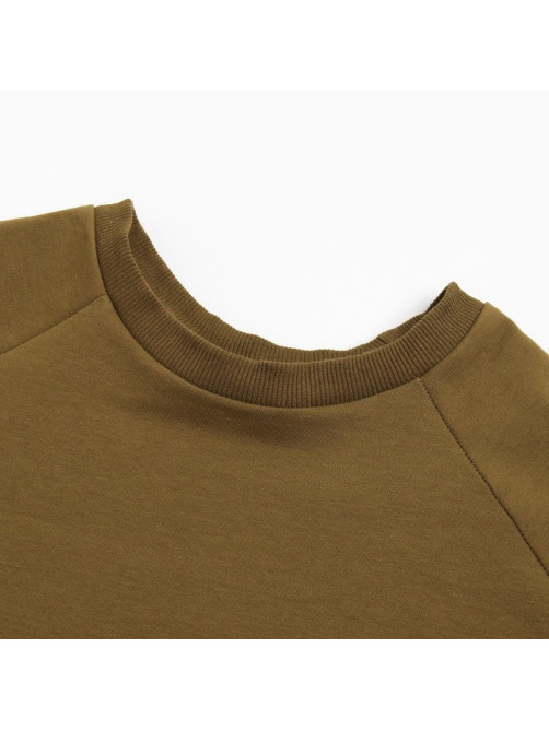 Костюм женский (майка, шорты) MINAKU: Casual Collection, хаки, размер 44