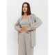 Костюм женский (рубашка, брюки, топ) KAFTAN Base, размер 48, серый