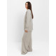Костюм женский (рубашка, брюки, топ) KAFTAN Base, размер 42, серый
