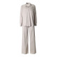 Костюм женский (рубашка, брюки, топ) KAFTAN Base, размер 42, серый