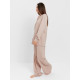 Костюм женский (рубашка, брюки, топ) KAFTAN Base, размер 42, цвет пудровый