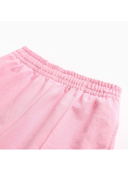 Костюм женский (футболка, шорты) MINAKU: Casual Collection, светло-розовый, размер 50