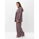 Костюм женский (рубашка, брюки, топ) KAFTAN Base, размер 42, кофейный