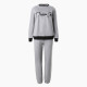 Костюм женский (свитшот, брюки) MINAKU: Casual Collection, размер 44, серый