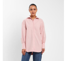 Рубашка женская с рукавами фонариками MINAKU: Casual Collection, размер 44, розовая