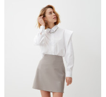 Рубашка женская MINAKU: Casual Collection, размер 52, белая