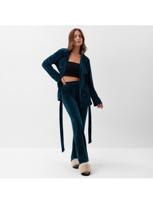Жакет женский KAFTAN «Бархат», размер 44, зелёный