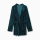 Жакет женский KAFTAN «Бархат», размер 44, зелёный