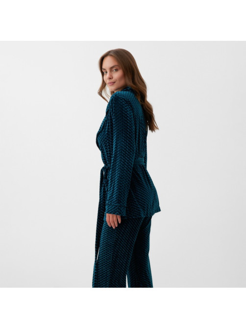 Жакет женский KAFTAN «Бархат», размер 44, зелёный