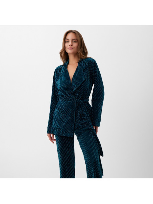 Жакет женский KAFTAN «Бархат», размер 40, зелёный