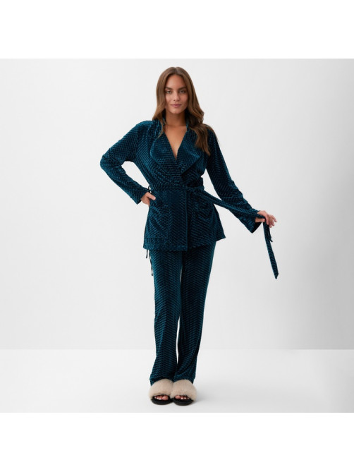 Жакет женский KAFTAN «Бархат», размер 42, зелёный