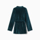 Жакет женский KAFTAN «Бархат», размер 48, зелёный