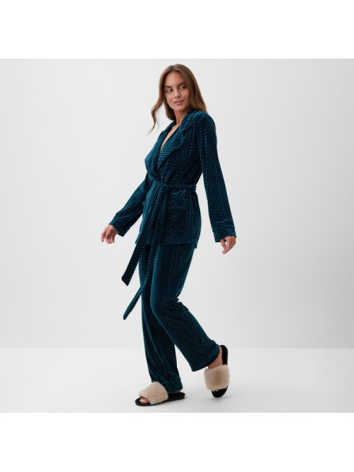Жакет женский KAFTAN «Бархат», размер 48, зелёный