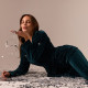 Жакет женский KAFTAN «Бархат», размер 50, зелёный