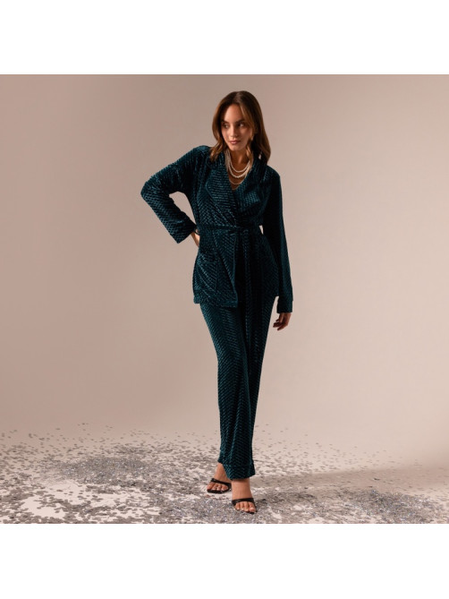 Жакет женский KAFTAN «Бархат», размер 40, зелёный