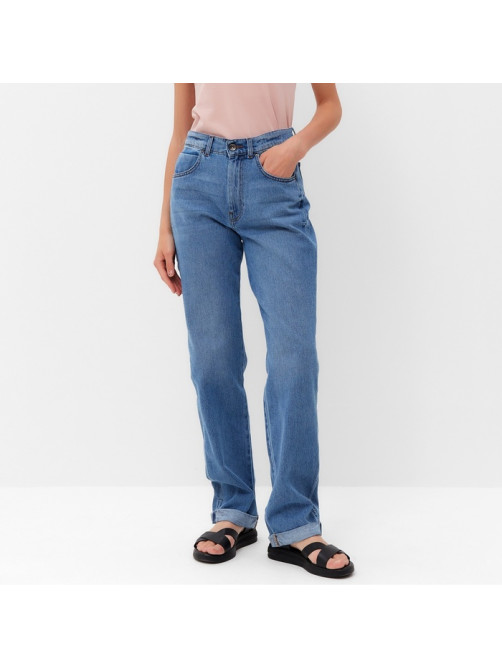 Джинсы женские бойфренды MINAKU SELVEDGE denim, размер 44, синие