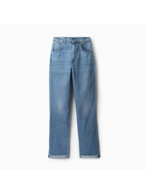 Джинсы женские бойфренды MINAKU SELVEDGE denim, размер 44, синие