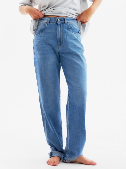 Джинсы женские бойфренды MINAKU SELVEDGE denim, размер 40, синие