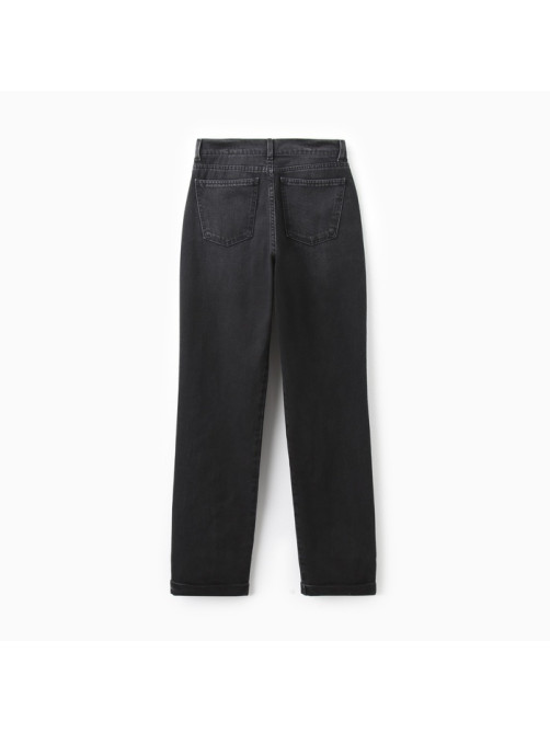 Джинсы женские бойфренды MINAKU SELVEDGE denim, размер 42, чёрные