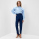 Джинсы женские слим MINAKU: Jeans Collection, размер 48, синие