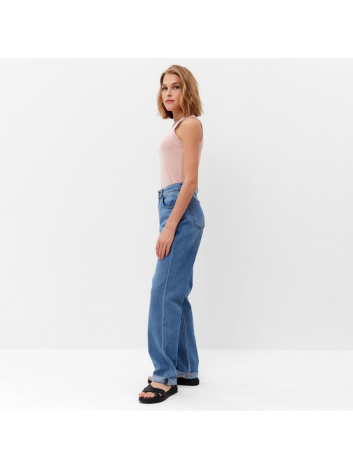 Джинсы женские бойфренды MINAKU SELVEDGE denim, размер 40, синие