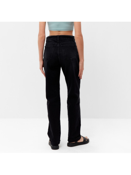 Джинсы женские бойфренды MINAKU SELVEDGE denim, размер 40, чёрные