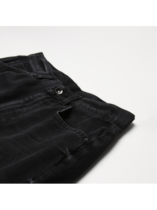 Джинсы женские бойфренды MINAKU SELVEDGE denim, размер 42, чёрные