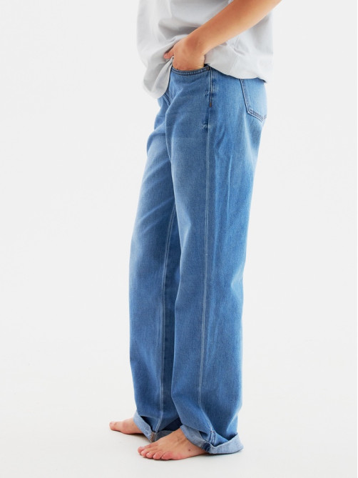 Джинсы женские бойфренды MINAKU SELVEDGE denim, размер 40, синие