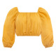 Топ женский MINAKU: Enjoy, цвет горчица, размер 46