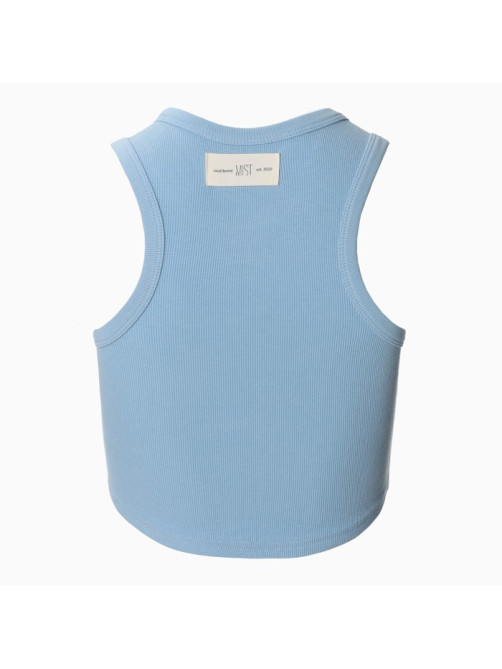 Топ в рубчик женский MIST, onesize, голубой