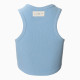 Топ в рубчик женский MIST, onesize, голубой