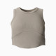 Топ в рубчик женский MIST, onesize, бежевый