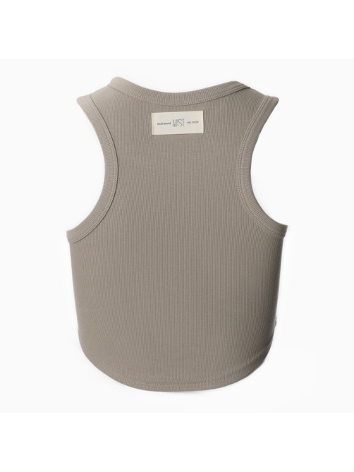 Топ в рубчик женский MIST, onesize, бежевый