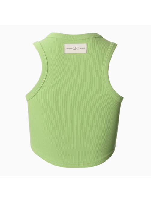 Топ в рубчик женский MIST, onesize, салатовый
