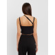 Топ на бретелях женский MIST, размер 40-42, чёрный