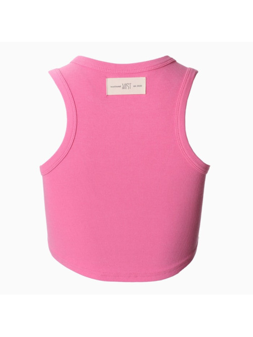 Топ в рубчик женский MIST, onesize, розовый