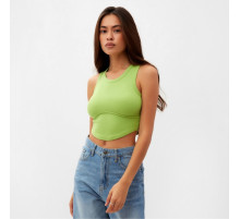Топ в рубчик женский MIST, onesize, салатовый