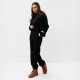 Джоггеры женские MIST Cozy style, чёрные, размер 42