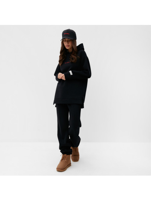 Джоггеры женские MIST Cozy style, чёрные, размер 42