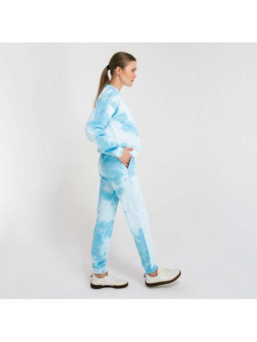 Брюки женские спортивные MINAKU: Casual Collection, голубые, размер 42