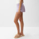 Шорты женские KAFTAN Basic line, размер 42, сиреневые