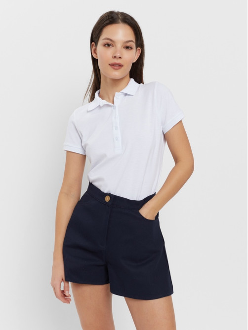 Шорты женские джинсовые MINAKU: Jeans Collection, синие, размер 46