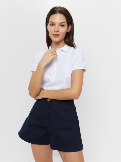 Шорты женские джинсовые MINAKU: Jeans Collection, синие, размер 46