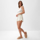 Шорты женские KAFTAN Basic line, размер 46, молочные